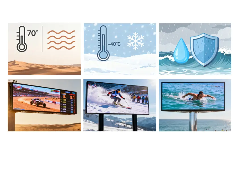 Weather Resistant Outdoor LED Screen