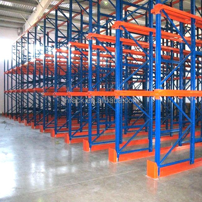 Drive in Rack Metal Sheet Shelf Warehouse Heavy Duty Racking System Industrial Rack Storage Shelves Drive Through Pallet Racking
