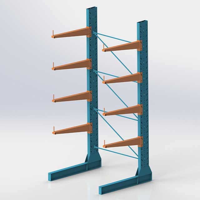 Industrial Rack Double Sided Heavy Duty Cantilever Racking System Cantilever Racks Cantilever Racking Panels