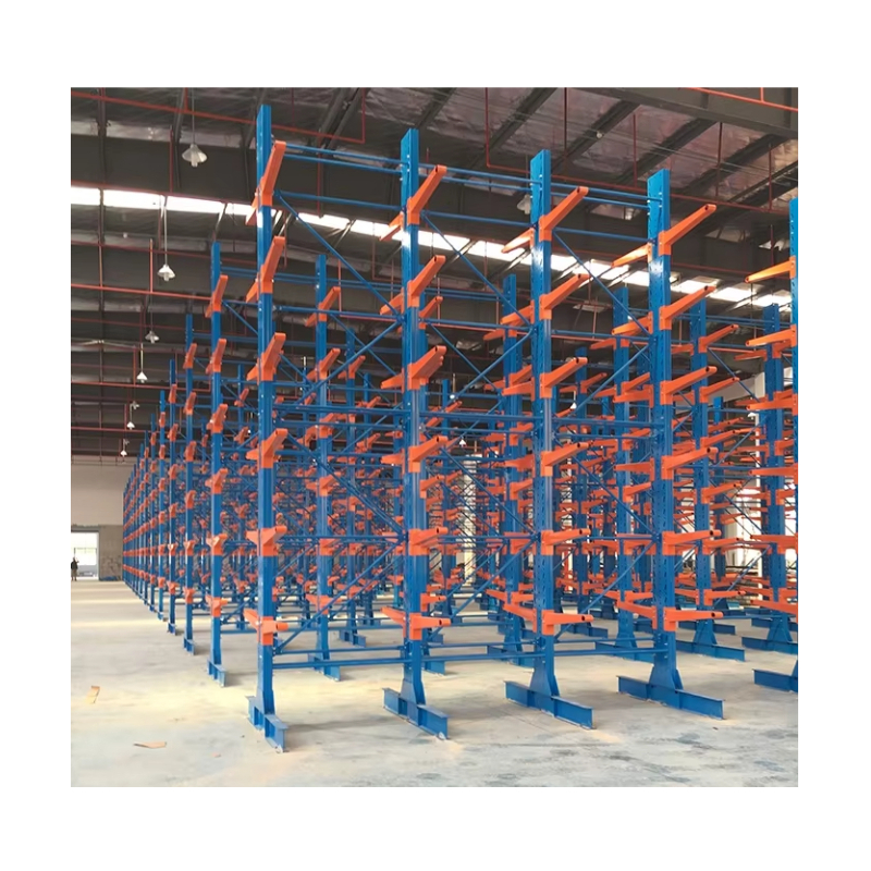 Flexible Customized Warehouse Steel Rack Heavy Duty Cantilever  Rack Cantilevered Double Sided for Storage
