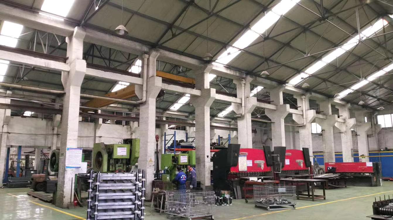Mobile shelving system on rails for high-density archive storage