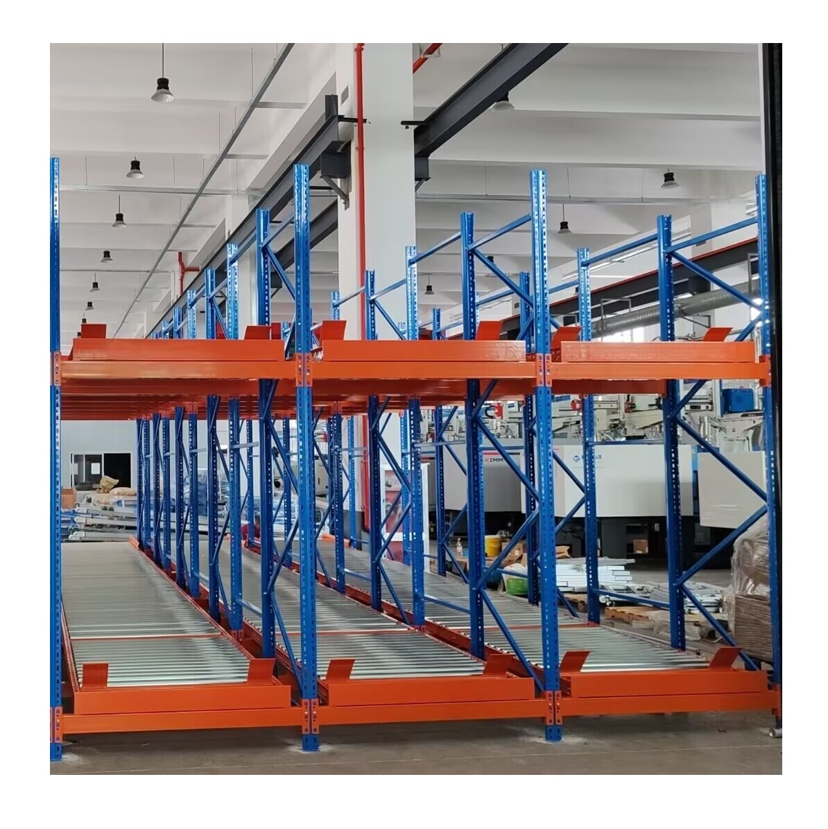 Heavy Duty Flow Roller Pallet Flow Rack Racks Industrial Storage Racking Gravity Flow Rack for Warehouse Equipment