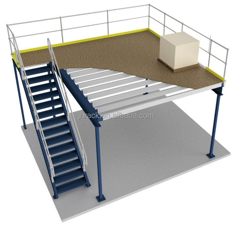 Mezzanine Design Platform Steel Mezzanin Structures Warehouse Storage Racking Mezzanine Floor for Warehouse Office
