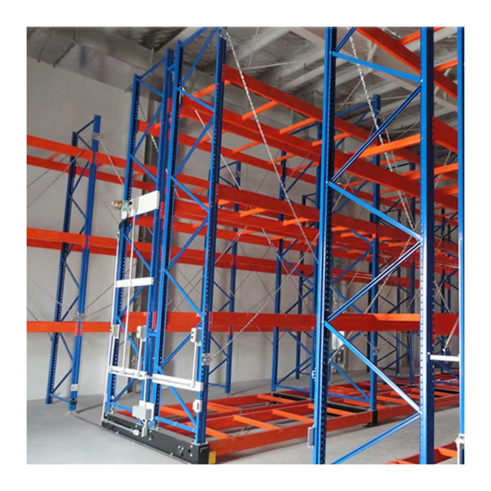 Material Rack Automated Storage Electric Mobile Warehouse Racking System Mobile Rack for Storage Mobile Pallet Racking