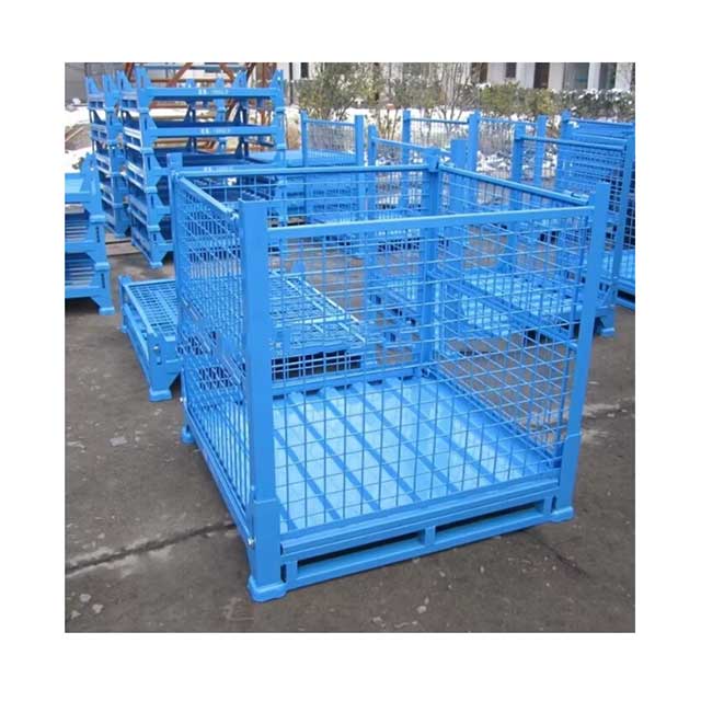 Hot Sell Heavy Duty Steel Wire Mesh Collapsible Metal Shipping Container