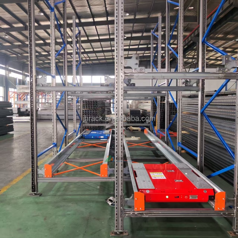 Automatic Shelving System Powder Coated Steel Rack Metal Shelving Pallet Shuttle Racking System for Garage Warehouse Storage