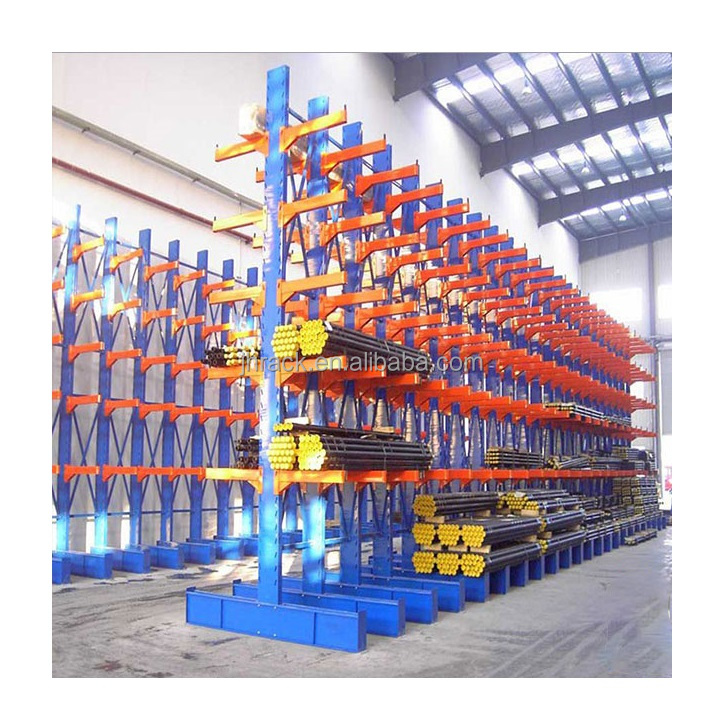 Heavy Duty Double-Sided Boltless Shelf Steel for Warehouse Powder Coating Metal Stacking Rack Arm Cantilever Racking