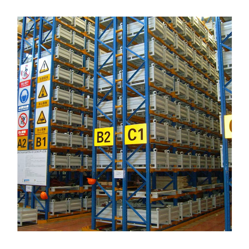 Space-Saving Metal Racking System Steel Shelf Large Capacity Material Shelves Vna Pallet Rack for Warehouse Storage