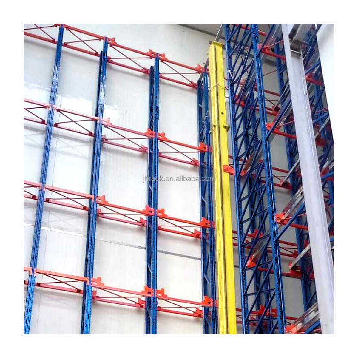 Chinese Products Heavy Duty Industrial Warehouse Steel Storage Asrs 4way Radio Shuttle Pallet Rack System