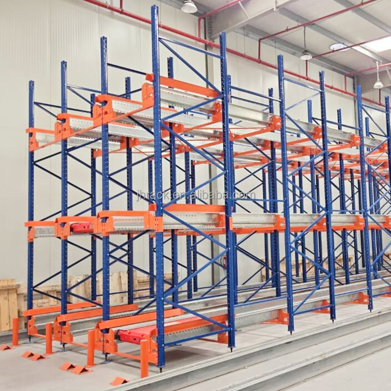 Heavy Duty Industrial Warehouse Storage Radio Shuttle Racking System Automated Pallet Shuttle Rack for High Density Storage