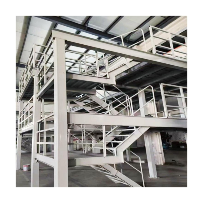OEM Loading Platform Steel Racks Multi-Level Warehouses Storage Racking Systems Mezzanine Floor Accessing