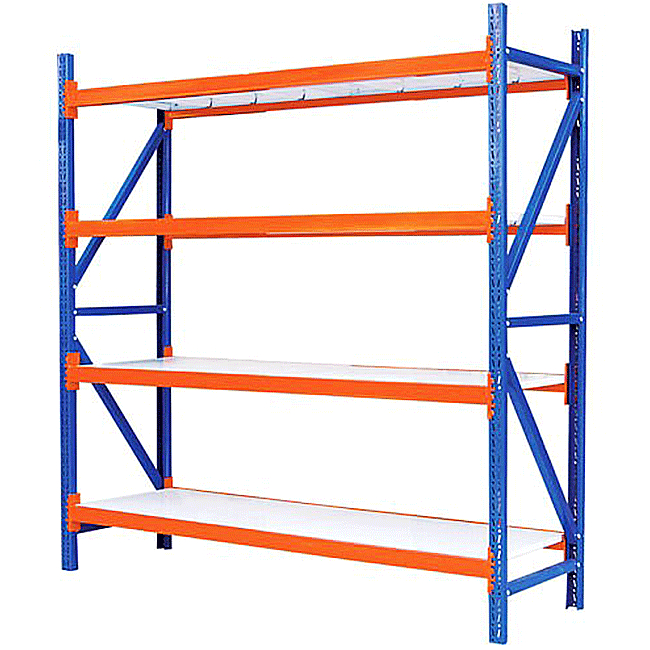 Bule Orange Custom Design Corrosion Protection Medium Duty Storage Racks Boltless Shelving Heavy Duty Shelf