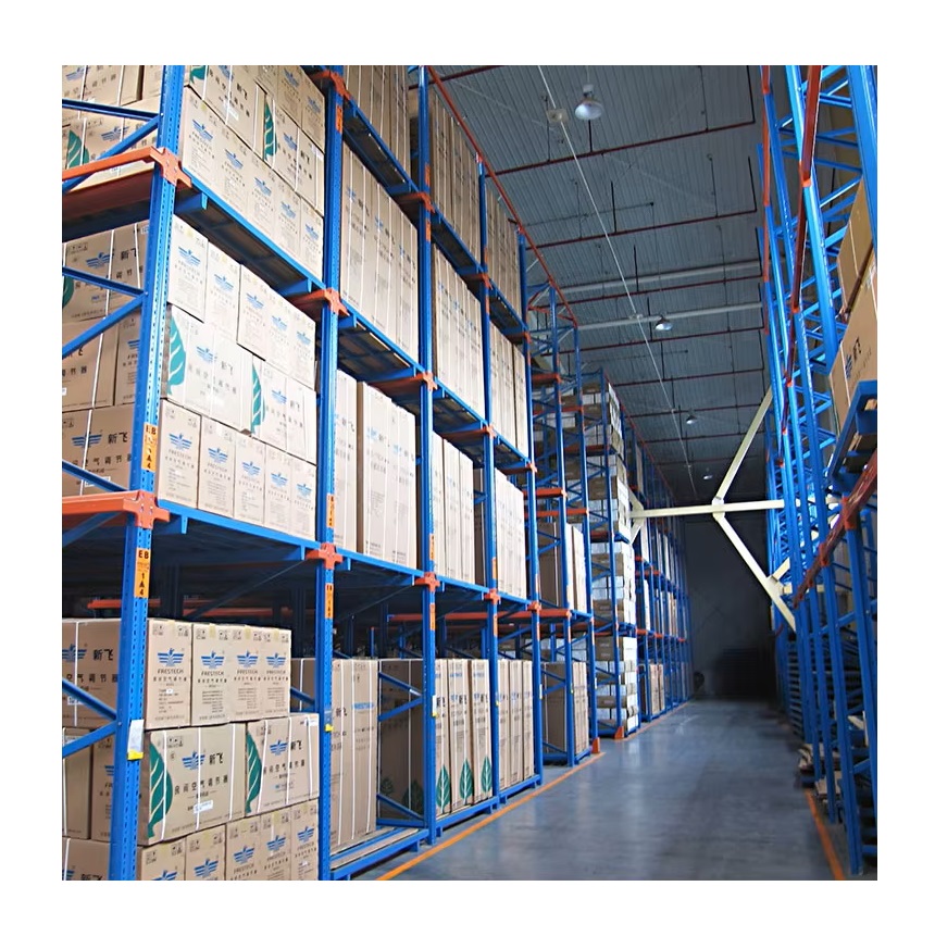 Logistic Equipment Heavy Duty Warehouse Storage Steel Q235 Pallet Storage Drive in Racking with Uprights and Beams Rack