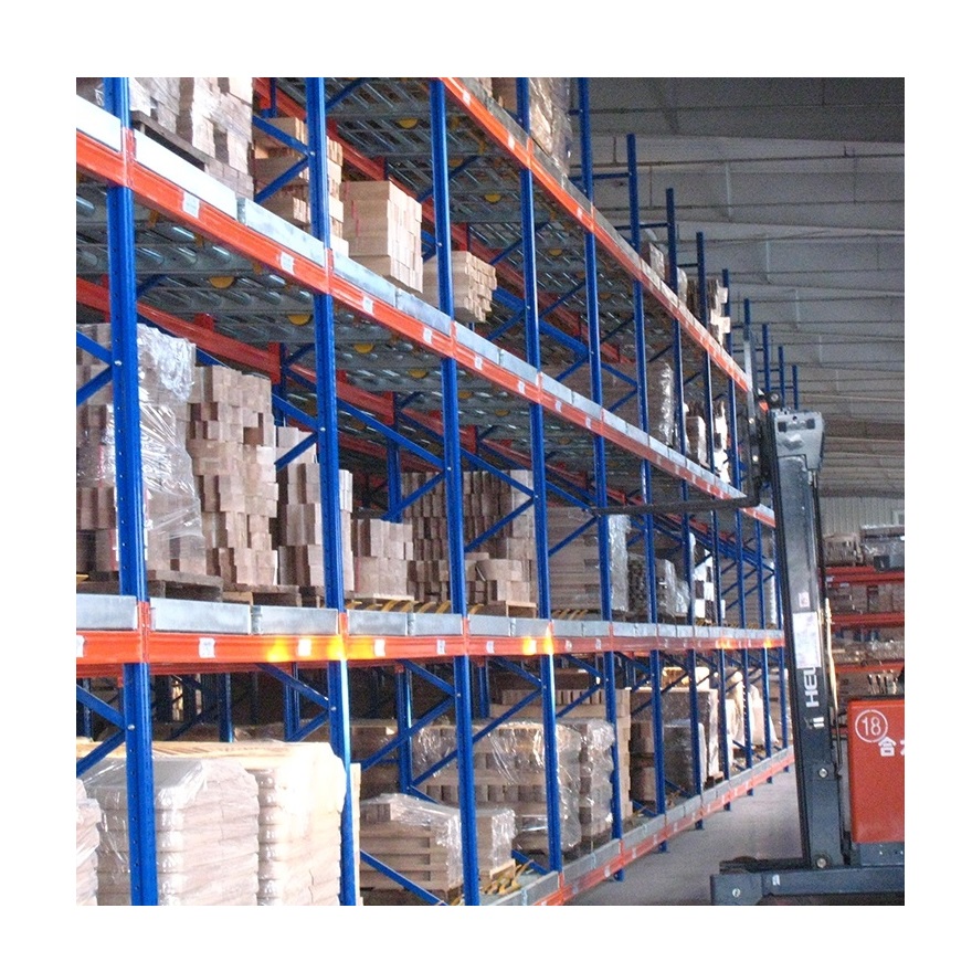Best Seller Products 2024 Warehouse Storage Racks Shelving Systems Unit Galvanised Pallet Rack Gravity Flow Racking With Steel