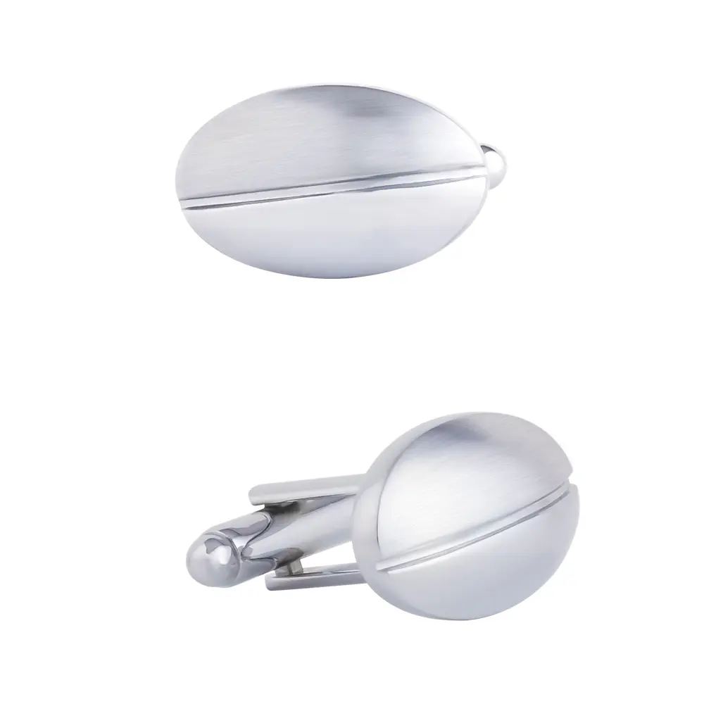 ODM JINJIE Low Price Sliver Simple Design Round Smooth Mens Cufflinks For Shirt Wholesale CL-C020 Factory, Company