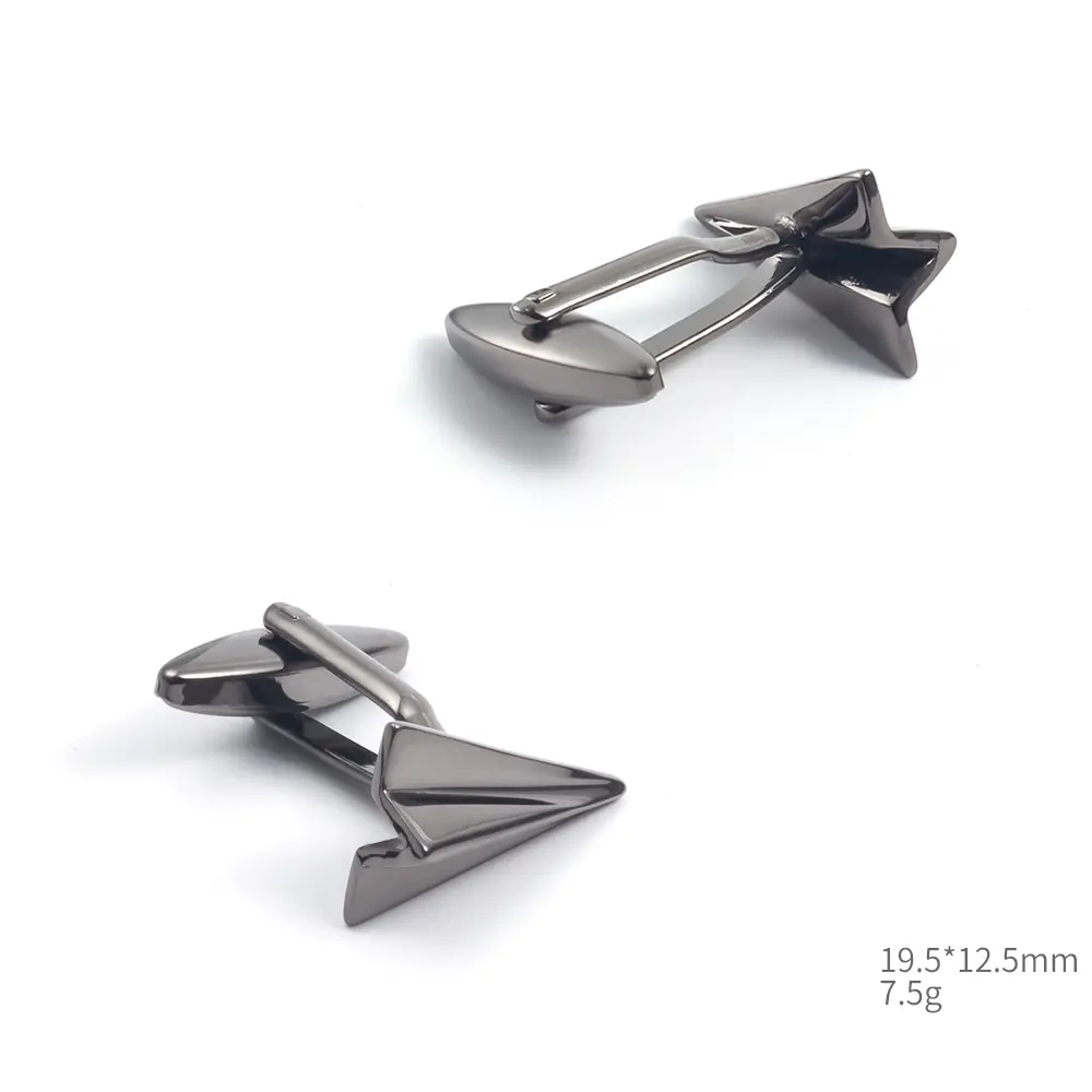 Custom Aircraft Models Cufflinks Alloy Metal Cufflinks Formal Suit Jewelry for Men CL0108-B Supplier, Suppliers