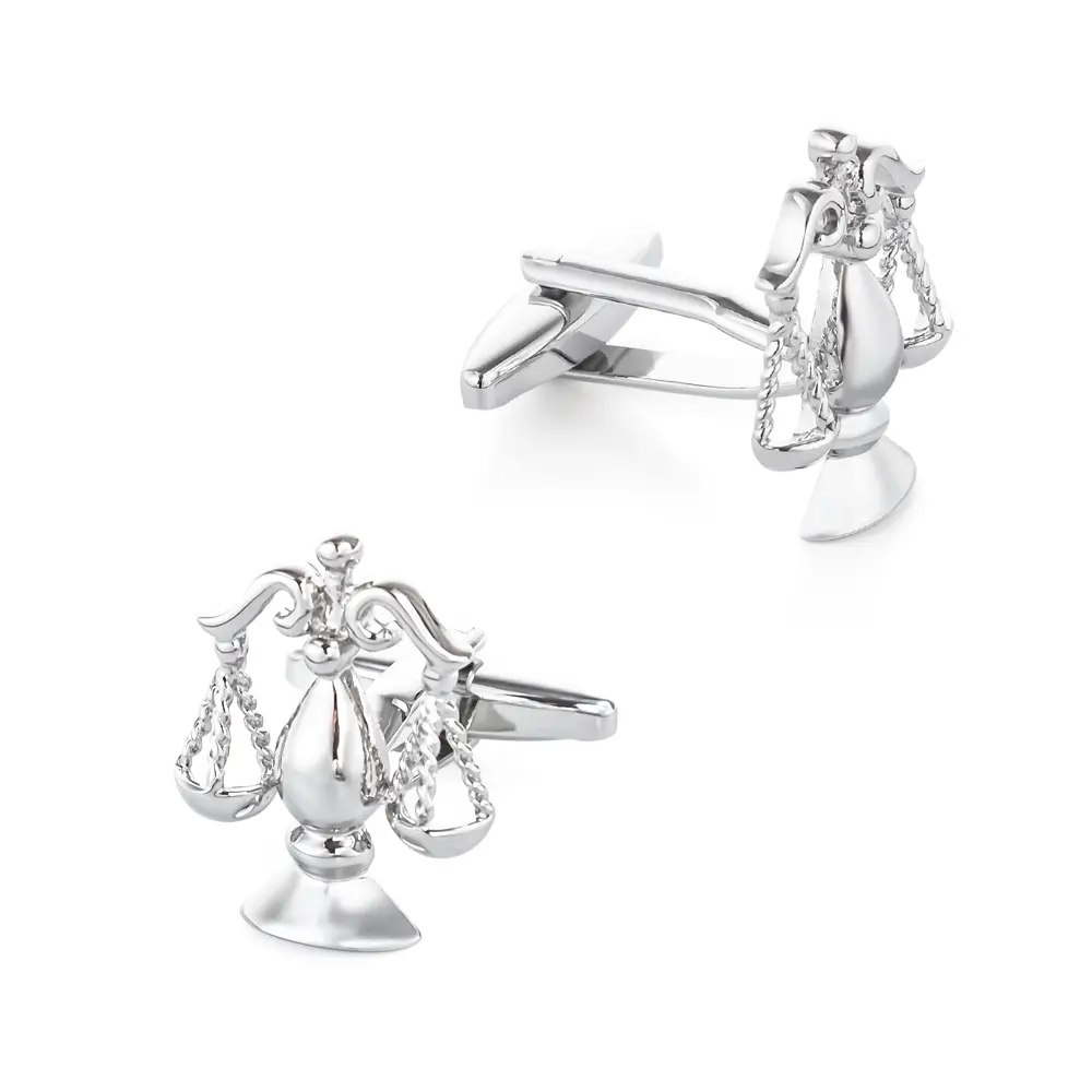 ODM Cufflinks Factory Polular Selling Scales of Justice Cuff Links Men Suit Shirt Accessory CL0007 Manufacturers, Exporter