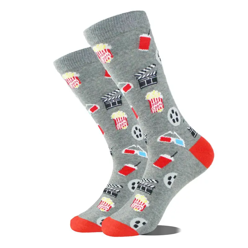 Wholesale Fashion Breathable Funny Happy Cotton Crew Socks For Men Manufacturer, Factories