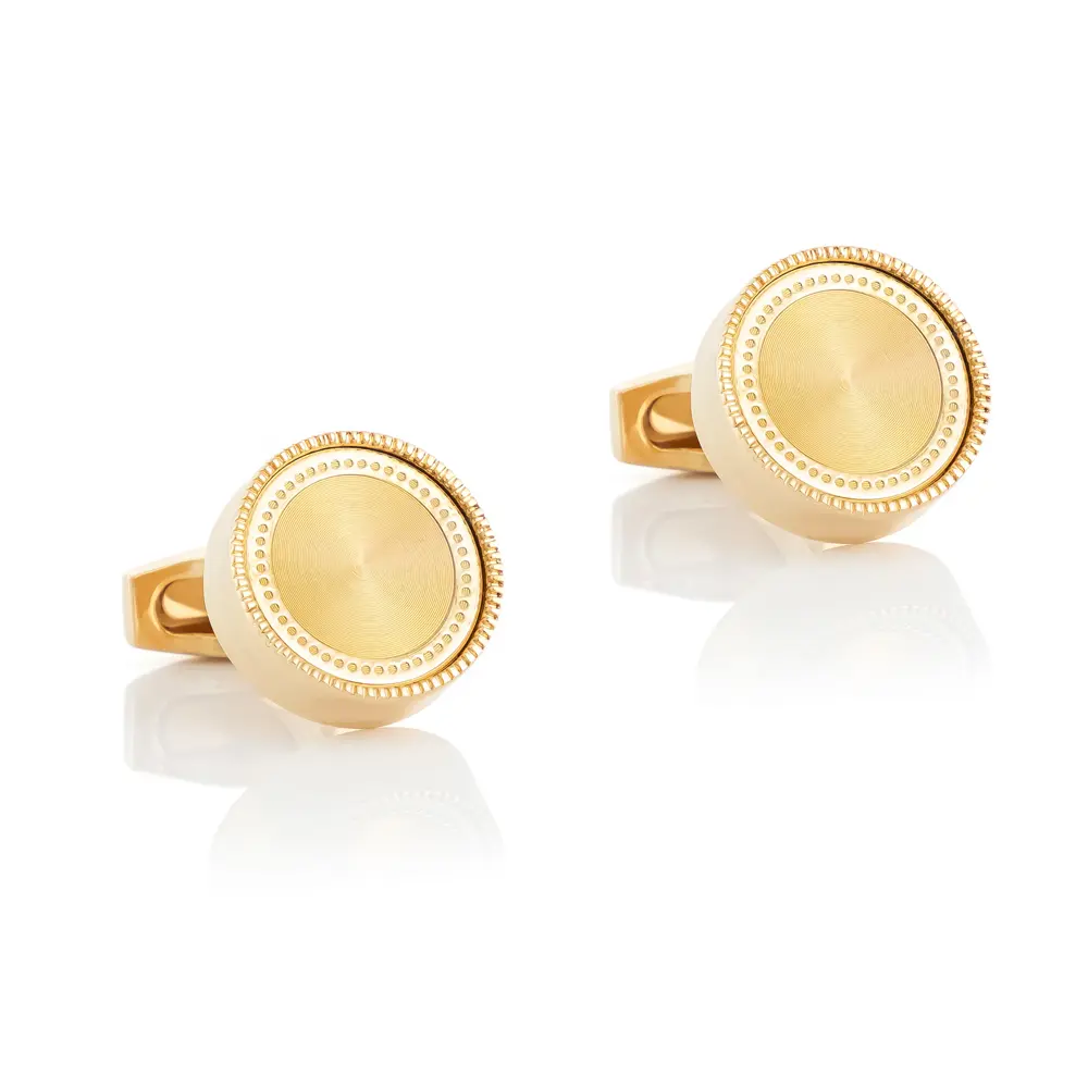 Wholesale Luxury Vintage French Style Gold Plated Copper Men Shirt Cufflinks Suppliers, Companies