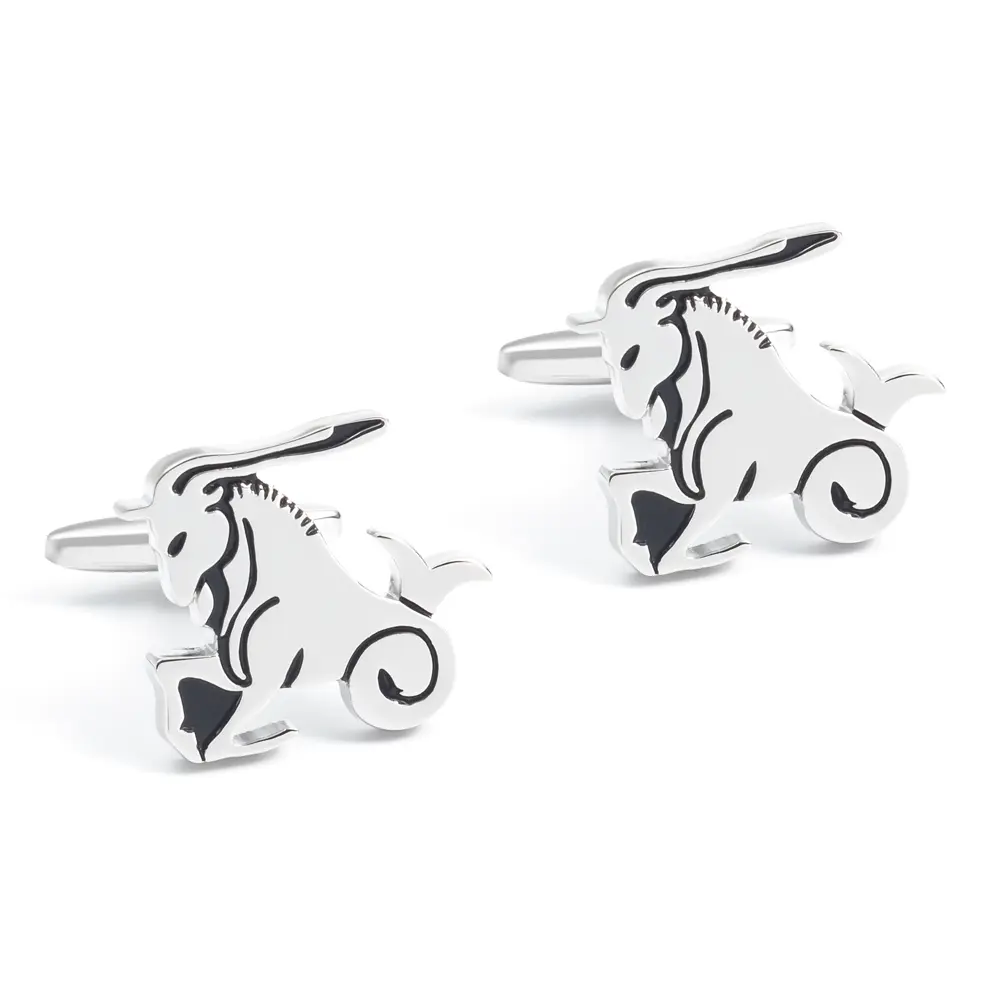 OEM Zodiac Aries Cufflinks Enamel Metal Shirt Cufflink Factory Low Price CC0246-S Manufacturers, Company