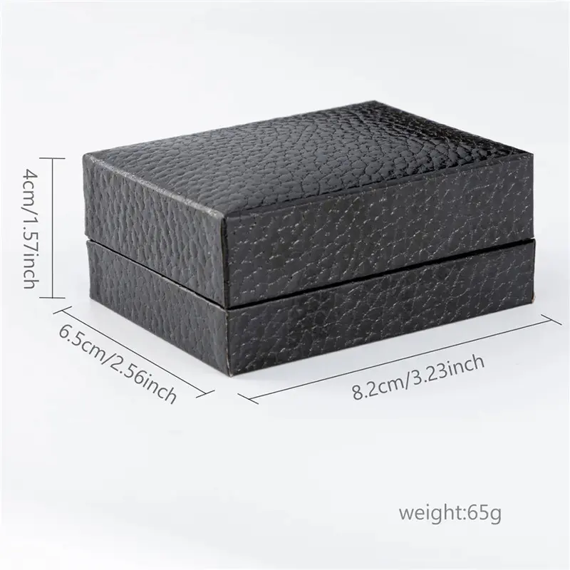 Wholesale Classic Black Paper Gift Box Cufflinks Studs Storage Box Factory, Companies