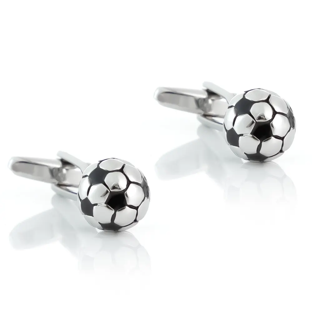 Wholesale Fashion Hot Selling High End Personalized Football Copper Cufflinks CC81123