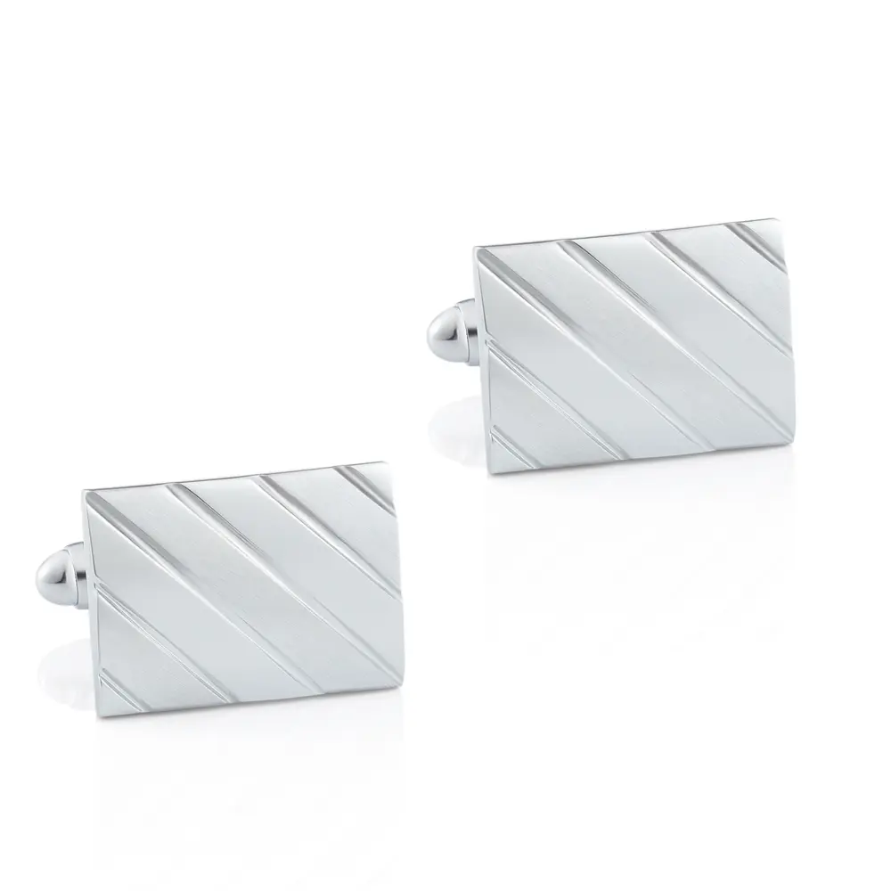 Wholesale Luxury Men Cufflinks Silver Plated Cufflinks Classic Design Metal Cuff Links for Men Suit CL-C202 Manufacturer, Company