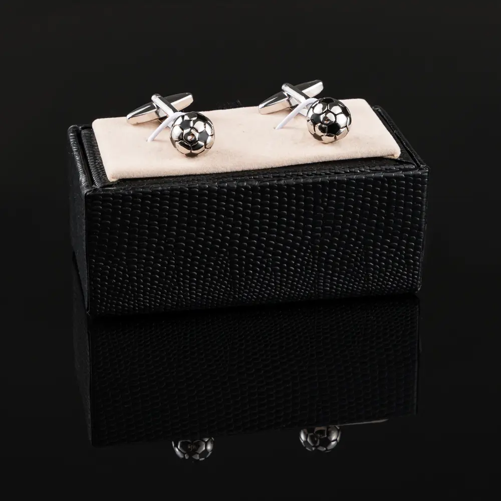 Wholesale Fashion Hot Selling High End Personalized Football Copper Cufflinks CC81123