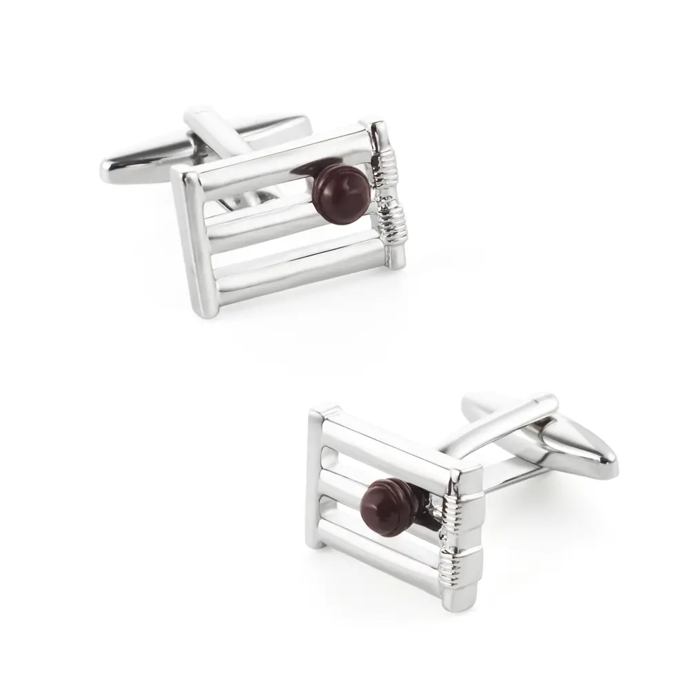 OEM High Quality Mens DIY Brass Notes Design Enamel Cufflinks Gifts CC0032