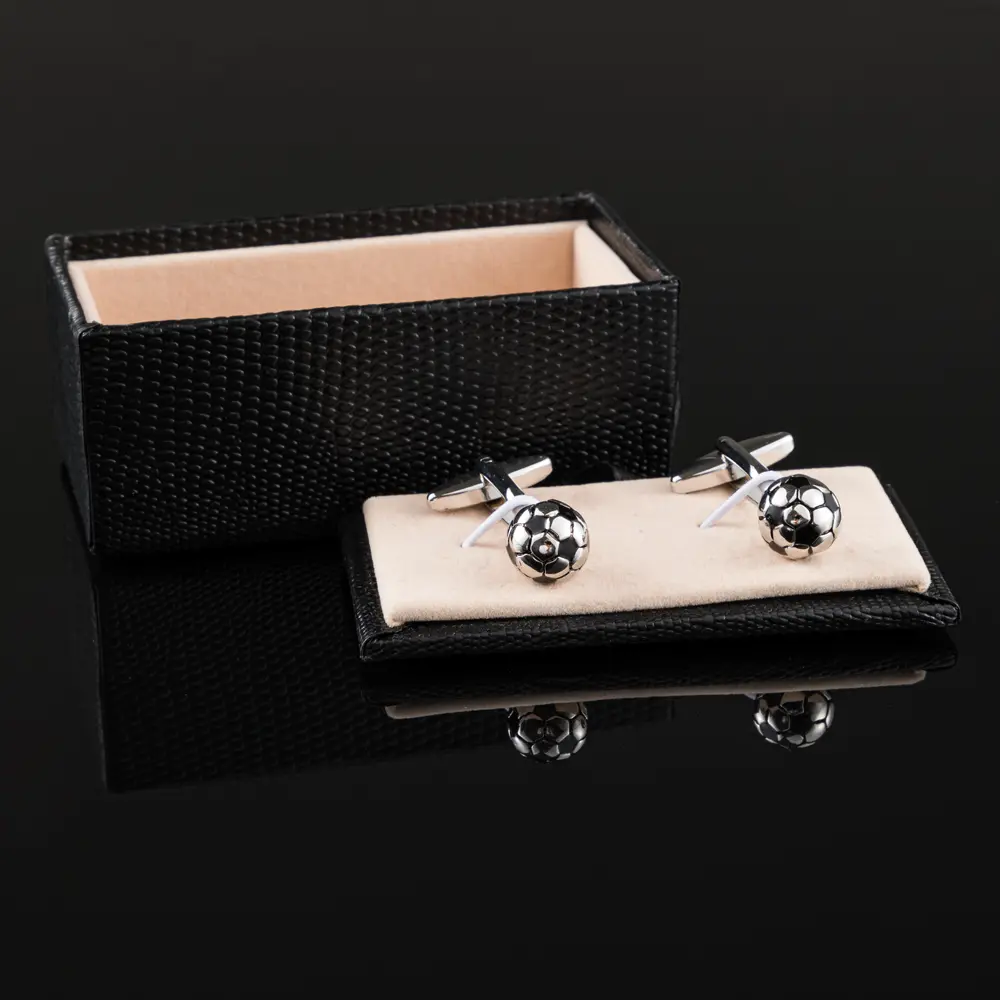 Wholesale Fashion Hot Selling High End Personalized Football Copper Cufflinks CC81123