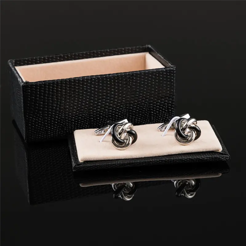 OEM Classic Style Double Color Copper Knot Cufflink for Men Shirts Suppliers, Companies