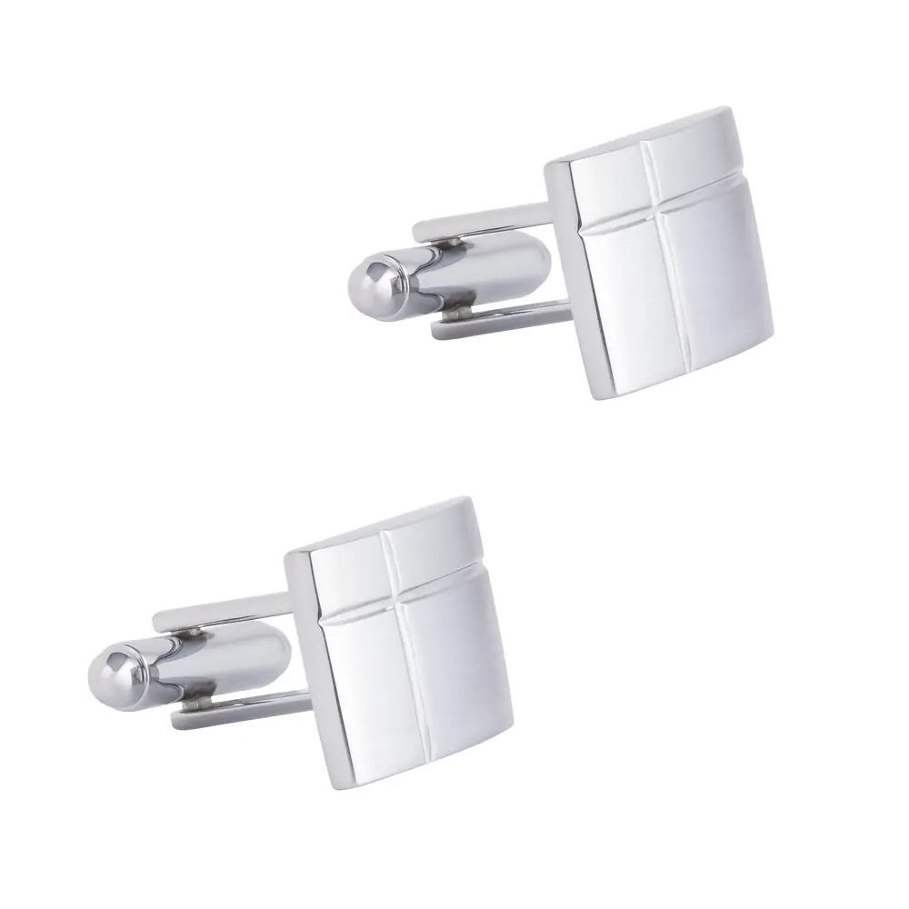 Wholesale New Arrival Elegant Glossy Engraving Button French Exquisite Cufflinks CL-C016