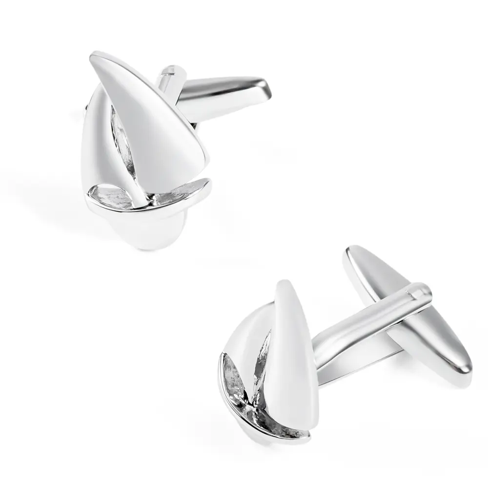 Wholesale High-ended Fashion Funny Men Suit Shirt Sailboat Cufflinks For Boat Enthusiast Gifts CL0032 Factory, Exporter