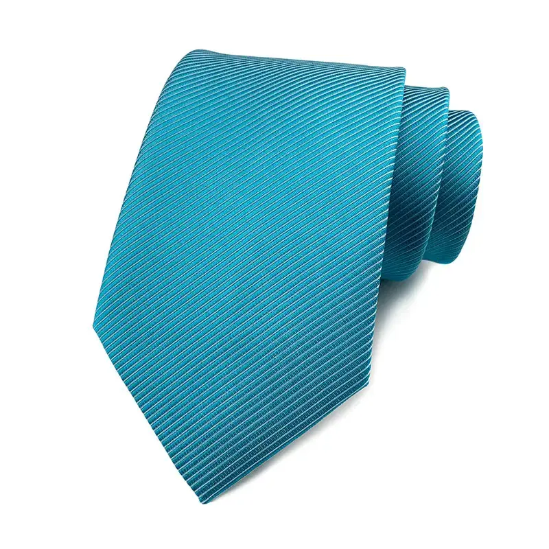 ODM 8cm Solid Color High Density Silk Satin Striped Cheap Polyester Tie For Men Factories, Exporter
