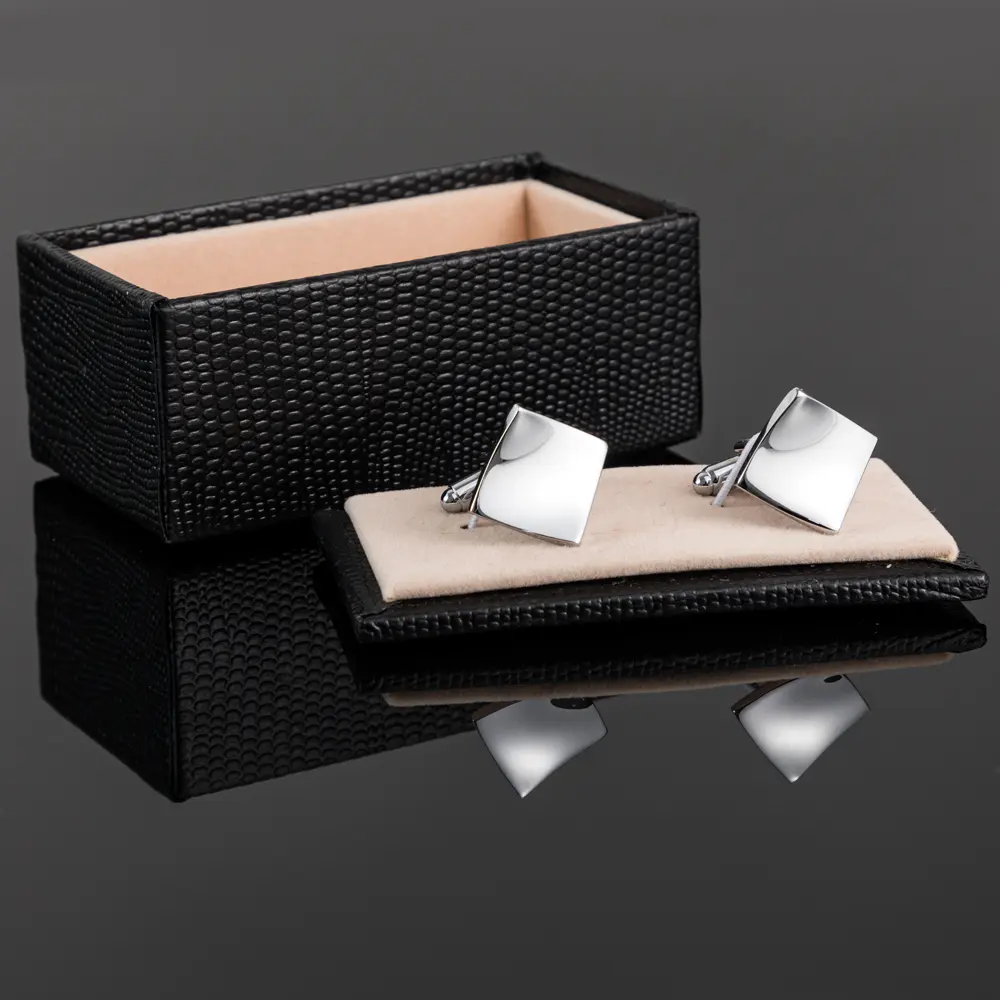 Custom Personalized Plain Metal Cufflinks French Mens Business Suit Men Cuff Link Low Price CL-C076-S Supplier, Exporters