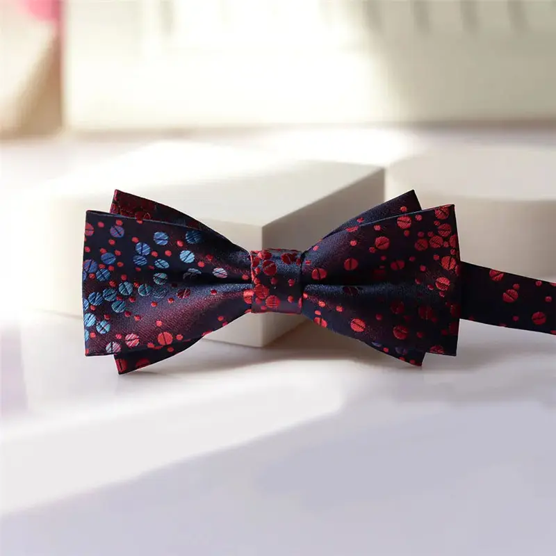 OEM Men’s Classic Party Wedding Polyester Adjustable Bow Ties for Suit Factory, Companies