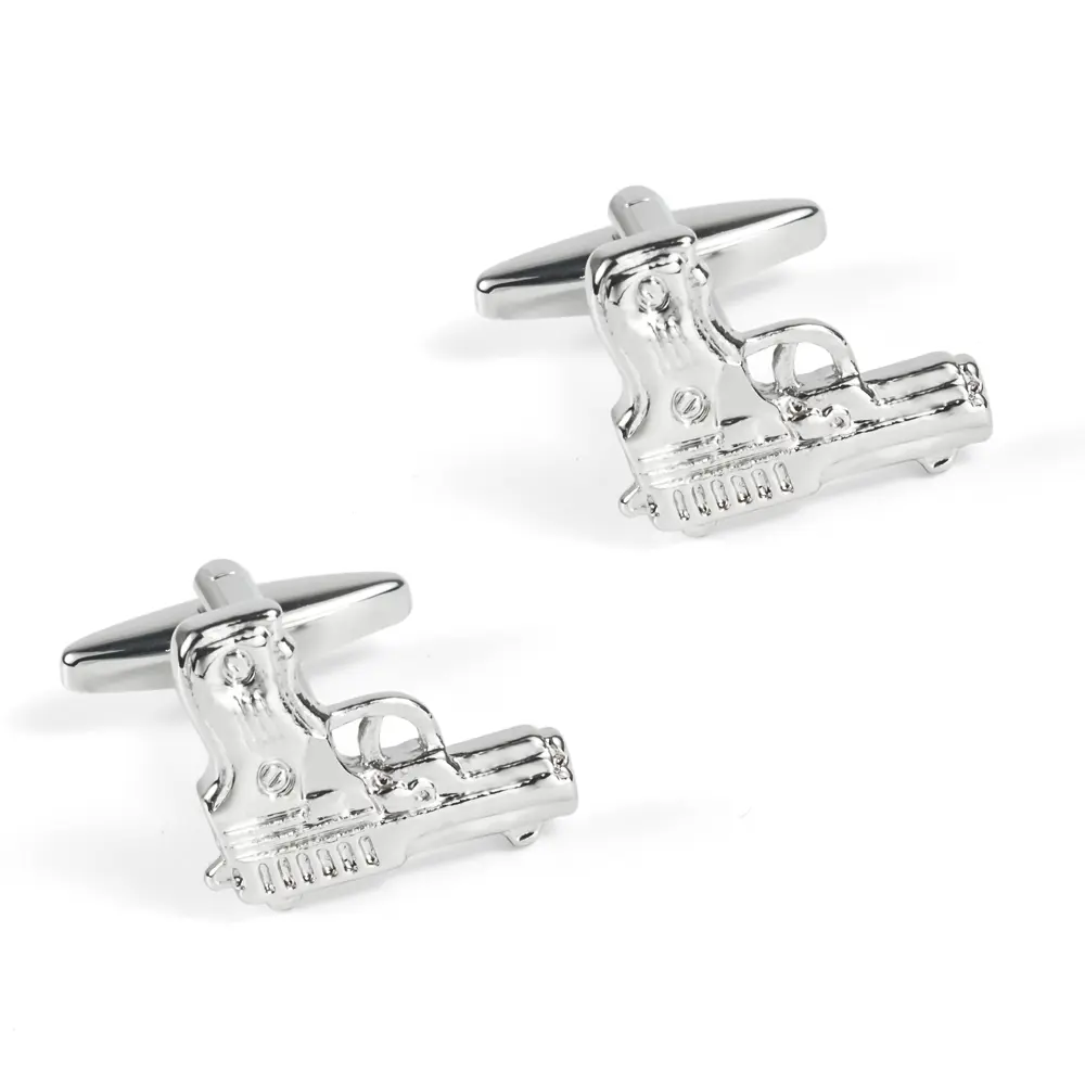 Wholesale Funny High Quality Silver Novelty Pistol/ Hand Gun Shape Design Cufflinks for Men Shirt CL0039-S Supplier, Suppliers