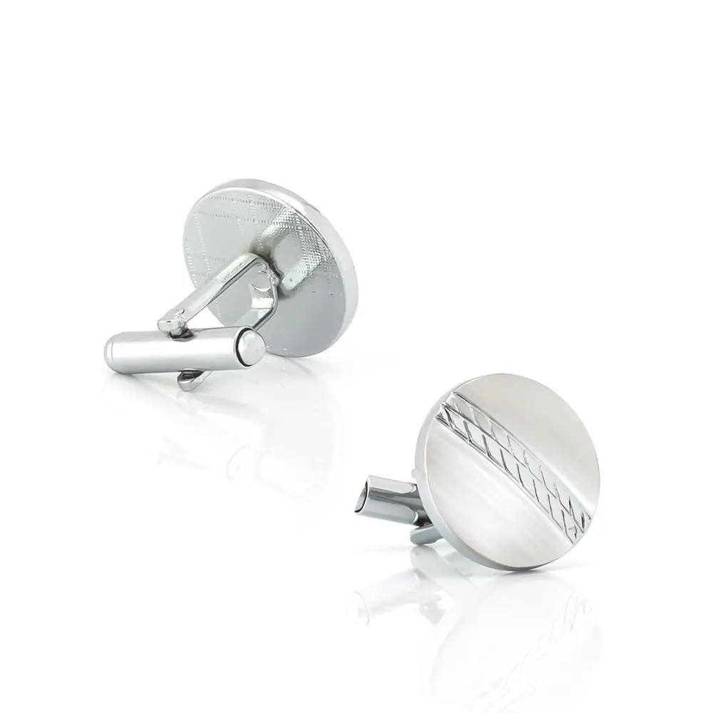 Custom Manufacturer Supplier Premium Silver Formal Dress Suit Shirt Polish Cufflinks Wholesale CL-C149 Manufacturers, Exporter