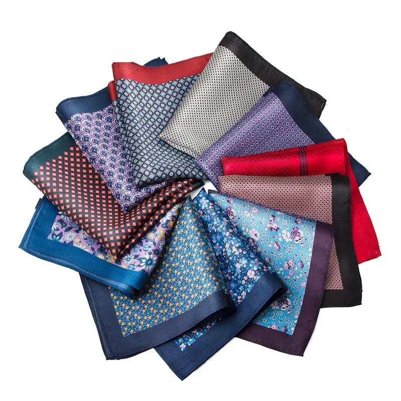 Wholesale 33*33cm Luxury Fashion Polka Dots Silk Pocket Square Exporter, Companies