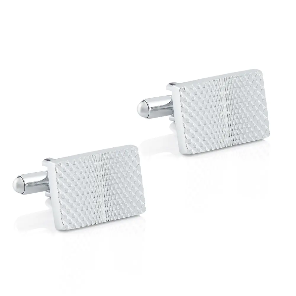 OEM JINJIE Cheap Metal Abstract Geometric Pattern Men Engraved Cufflinks CL-L031 Manufacturer, Supplier