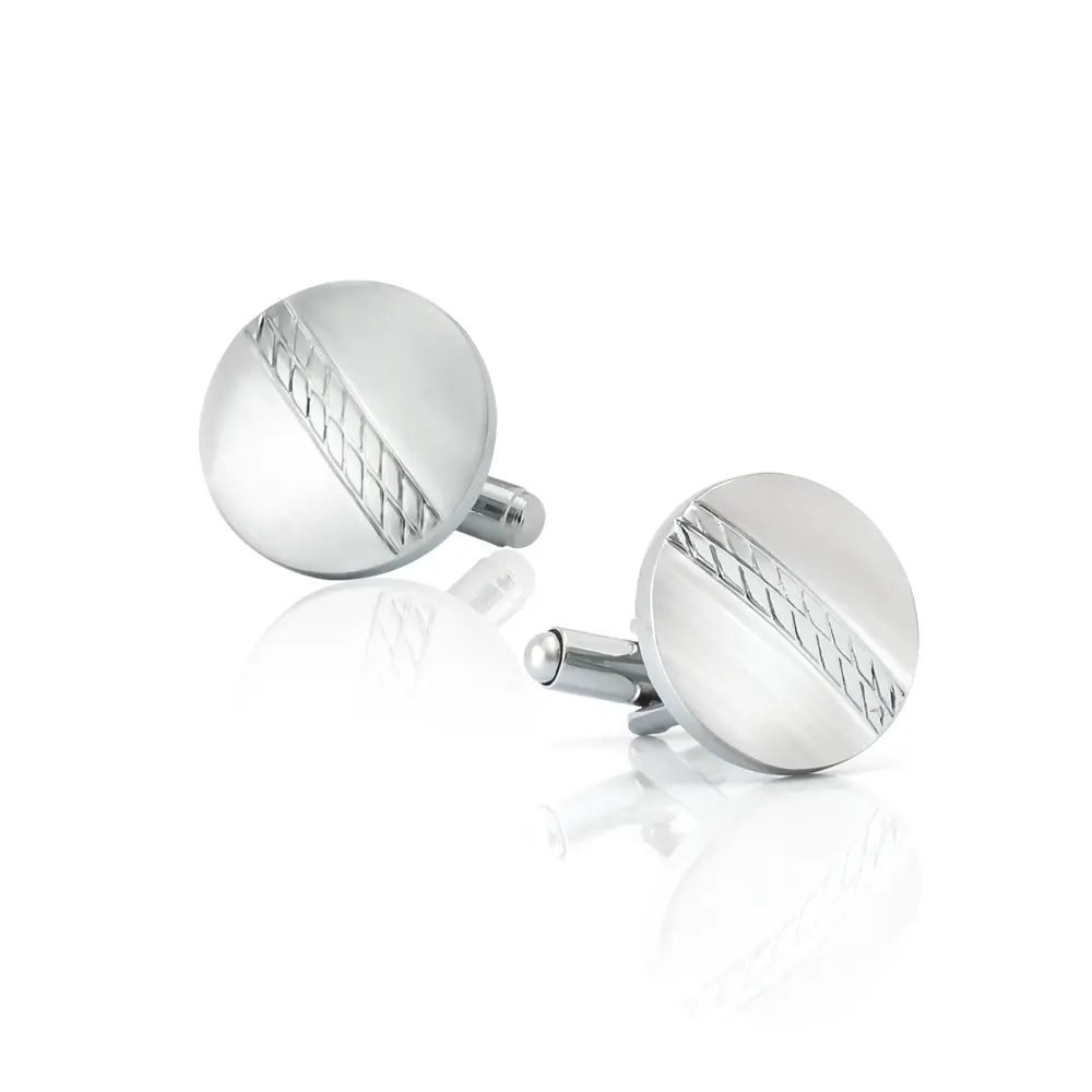 Custom Manufacturer Supplier Premium Silver Formal Dress Suit Shirt Polish Cufflinks Wholesale CL-C149 Manufacturers, Exporter