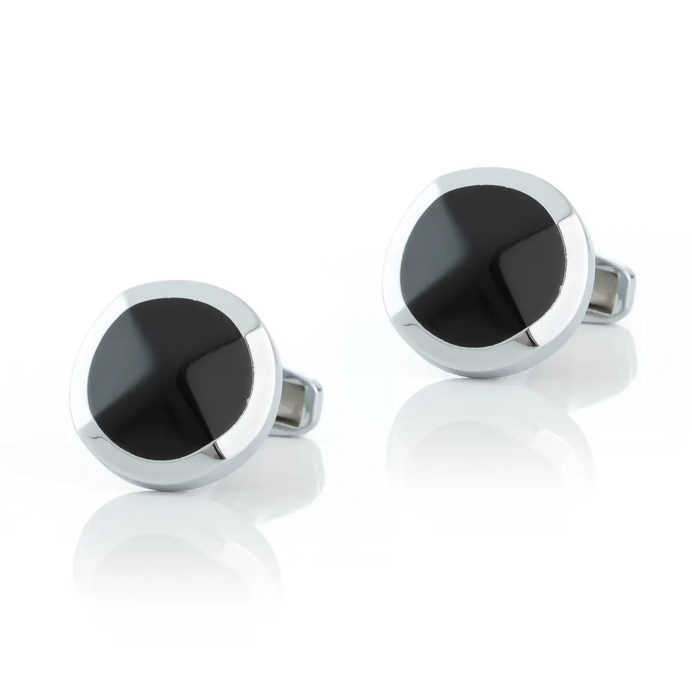 Wholesale Promotional Classic Style Wedding Round Men Alloy Cuff links For Shirt On Party CCW0022