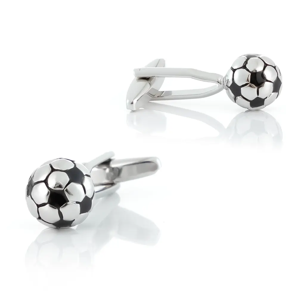 Wholesale Fashion Hot Selling High End Personalized Football Copper Cufflinks CC81123