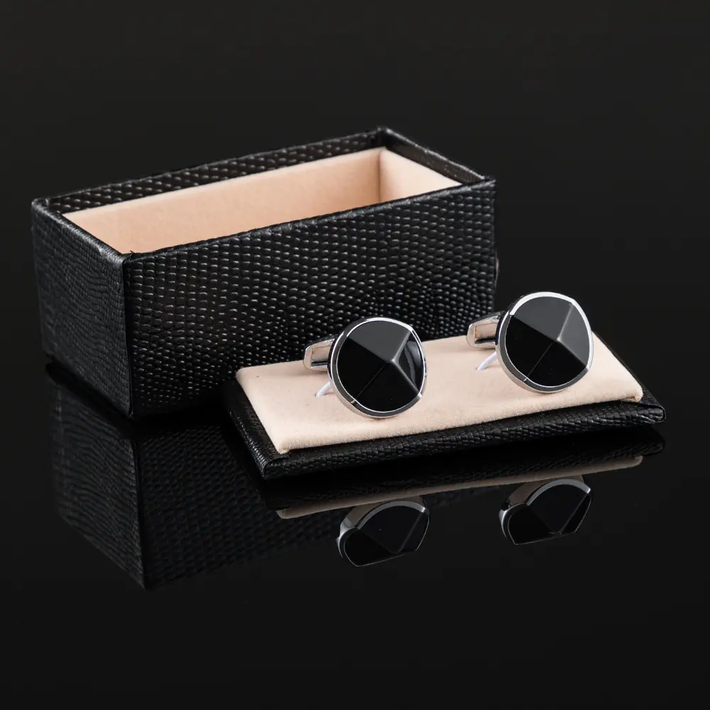 Wholesale Promotional Classic Style Wedding Round Men Alloy Cuff links For Shirt On Party CCW0022