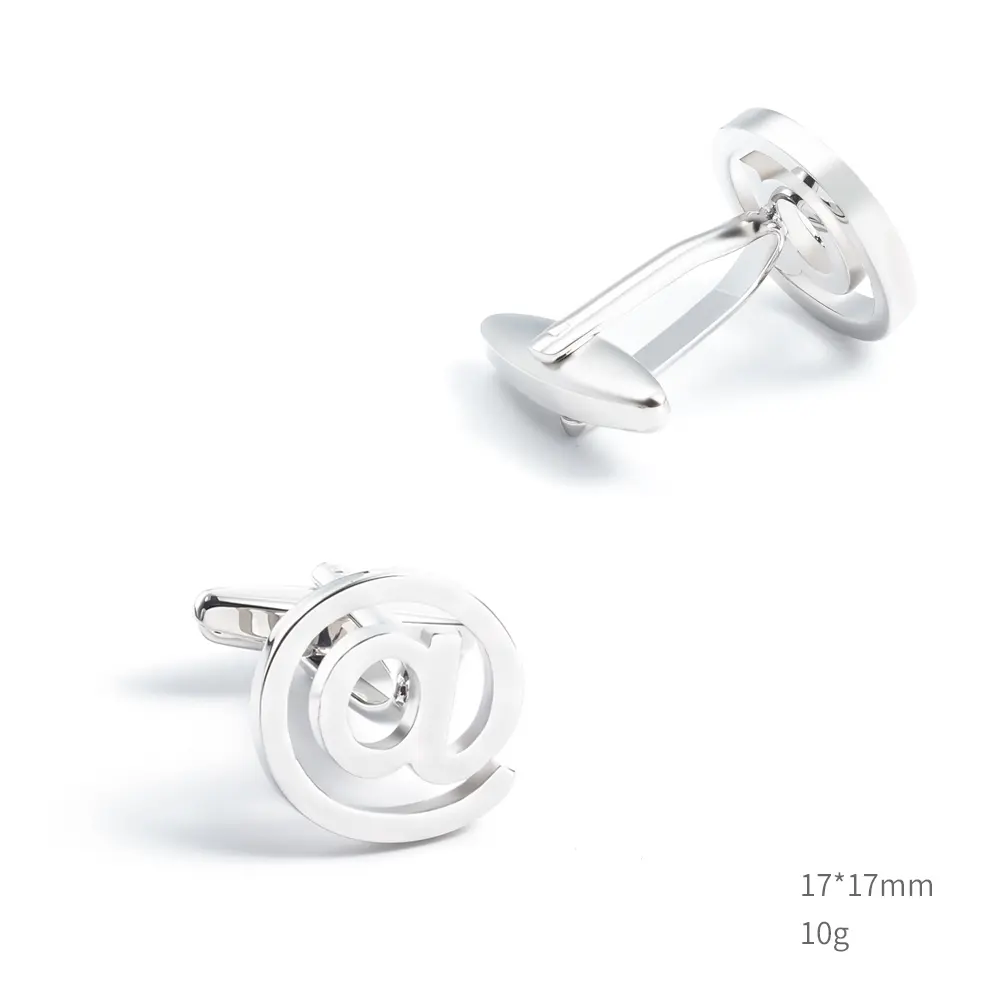 OEM Mens Novelty At Internet Email @ Symbol Cufflinks Wholesale Chinese Supplier Men Accessories CL0225 Exporter, Exporters
