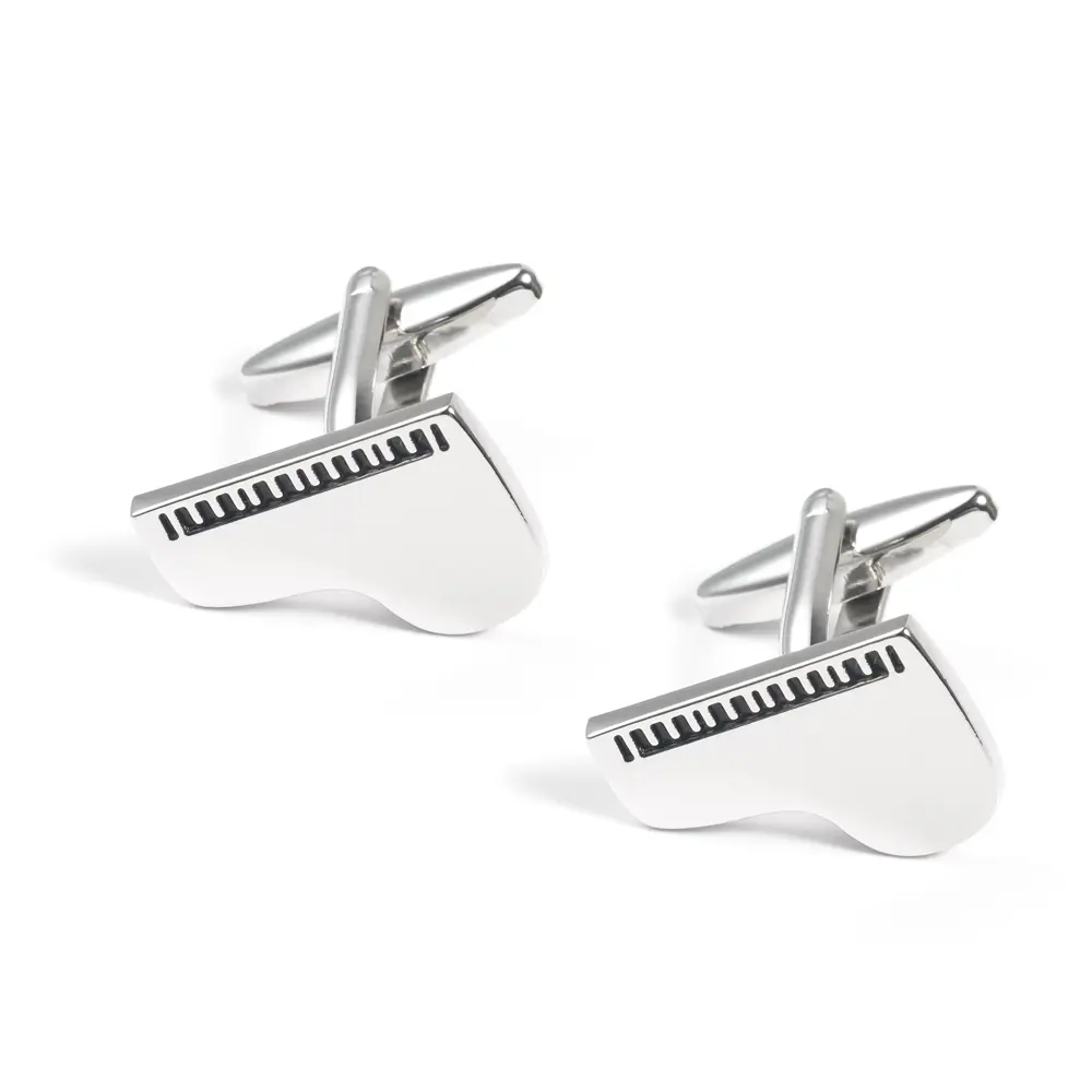 ODM French Men Jewelry Novelty Wedding Piano Music Cufflinks Factory Supply CC0020 Manufacturer, Exporters