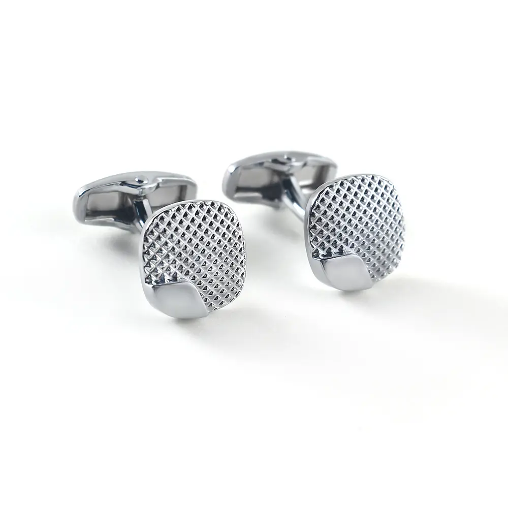 Wholesale Customized Copper Cufflinks Men Groomsmen Gifts High Quality Men Suit Accessories CLW0001