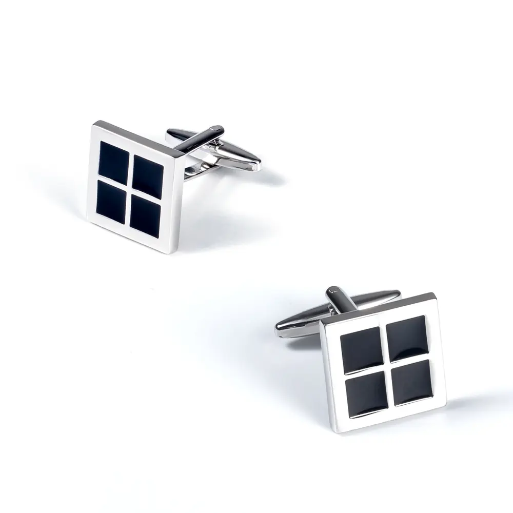 ODM Cheap Factory Wholesale Square Cuff Links Men Shirts Simple Fashionable Buttons Accessories CC0248 Exporters, Company