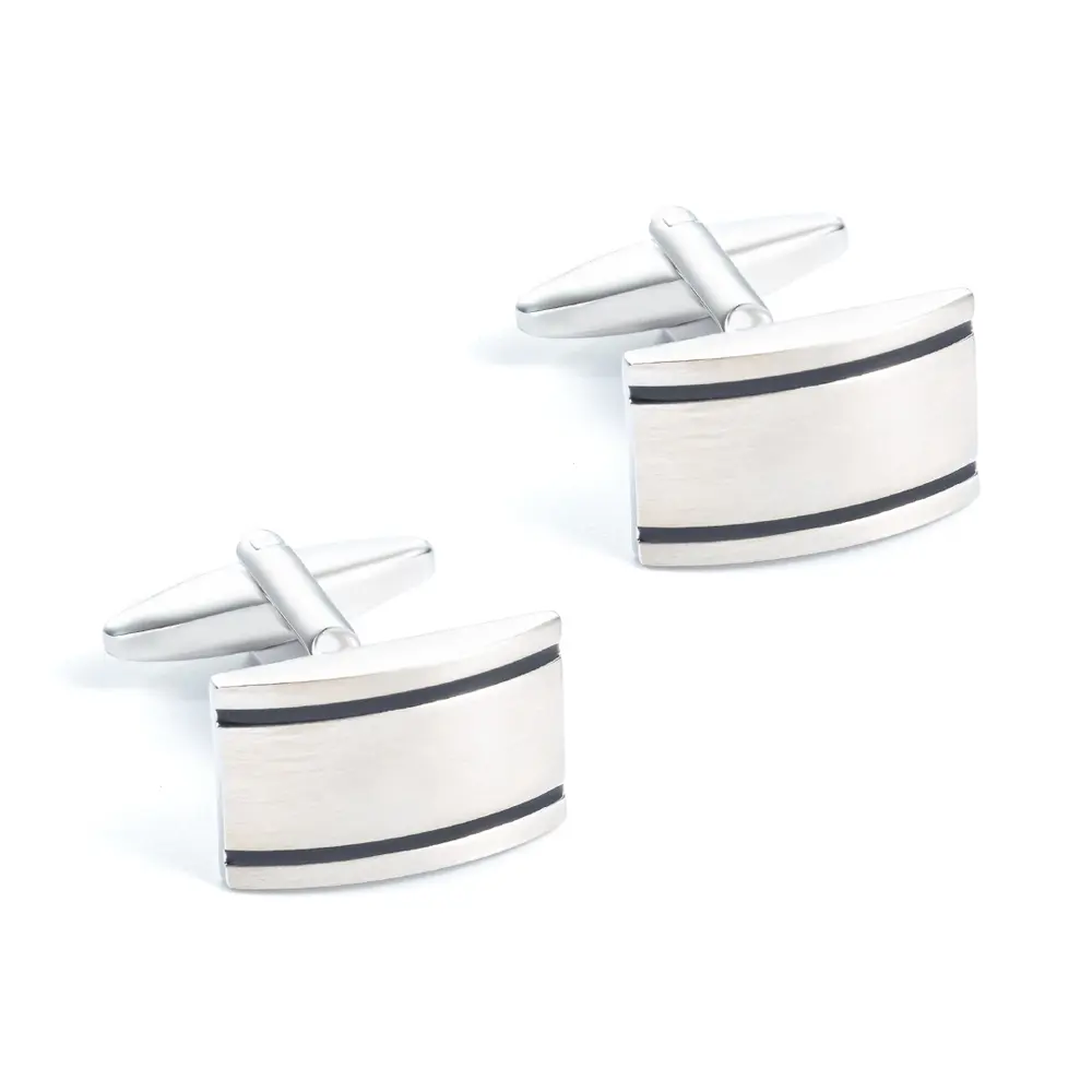 Wholesale Factory Price Classic Silver Plated  High-finished Brass Cuff links for Men Shirt CC0066-S Factories, Companies