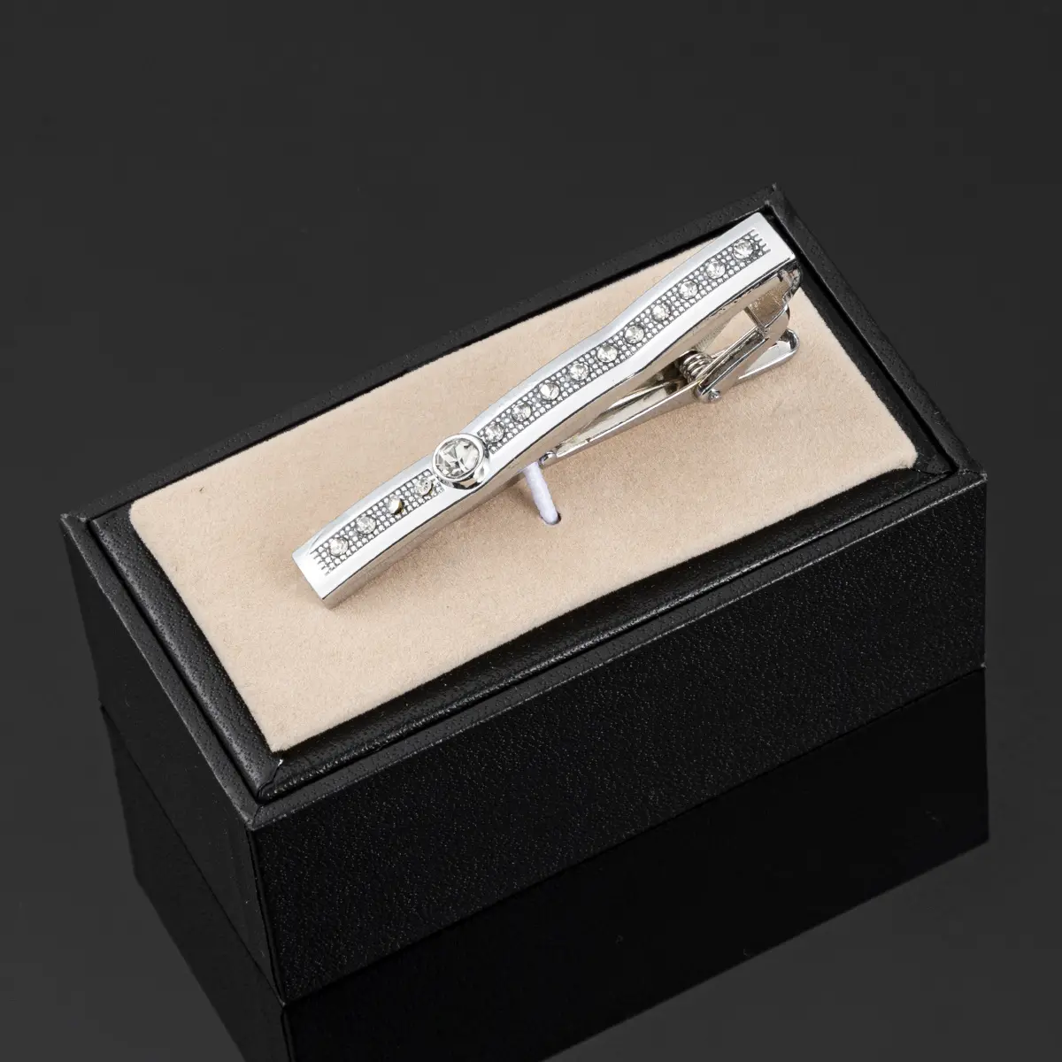 OEM New Fashion Tie Clips High Quality Jewelry Mens Business Luxury Design Tie Bars Clasp Tie Pin Gift TS9001-S Suppliers, Companies